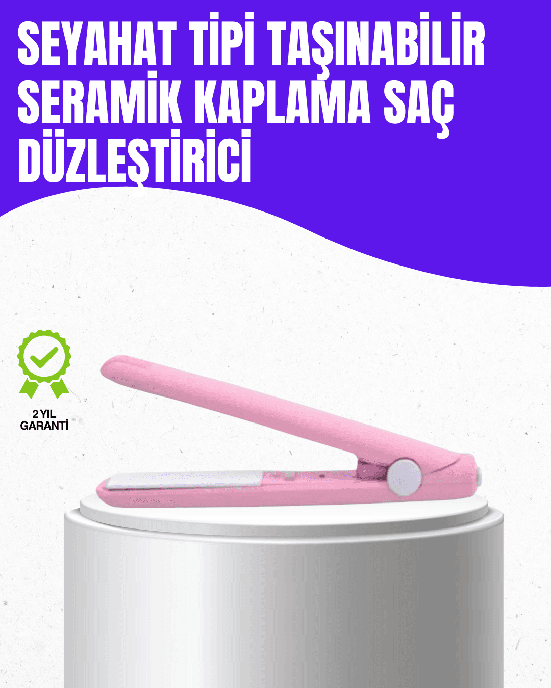 Otomatik Güç Ayarlı, Yaylı Sistemli Kısa Saç Kıvırıcı – Çekmeden ve Kırmadan Şekillendirme