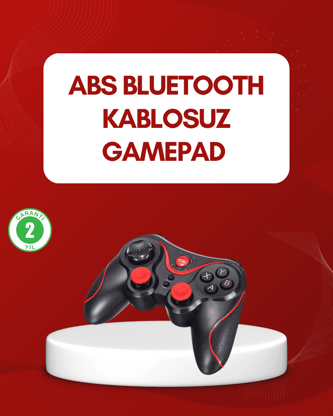 Yüksek Hassasiyetli Kablosuz Oyun Kolu PC ve Mobil Uyumlu