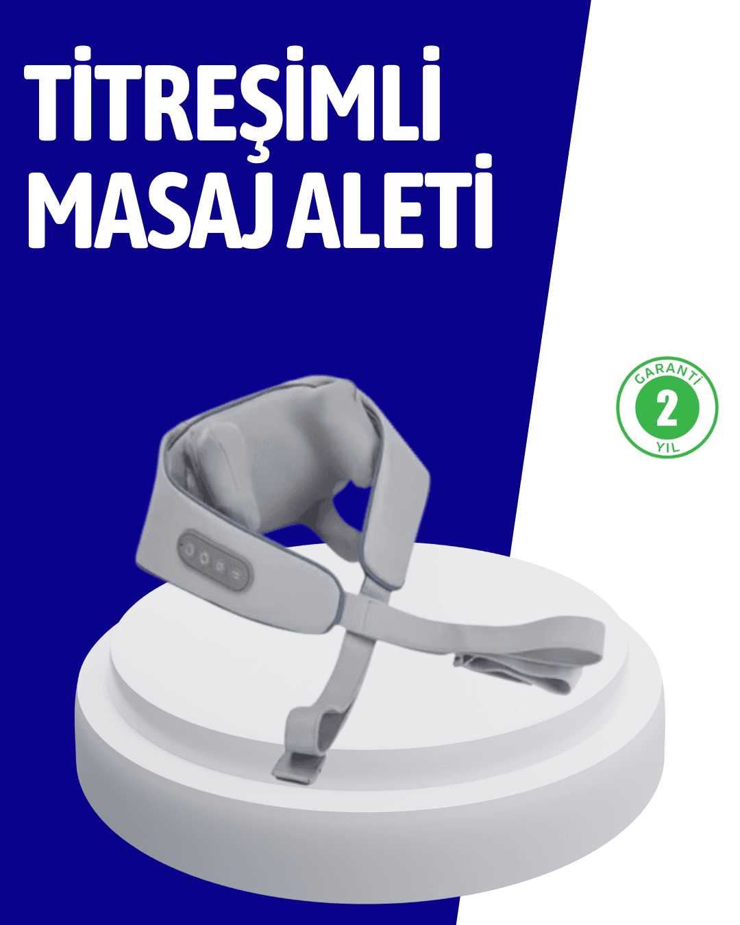 PU Deri Taşınabilir Masaj Aleti | Çok Bölgeli Kullanım
