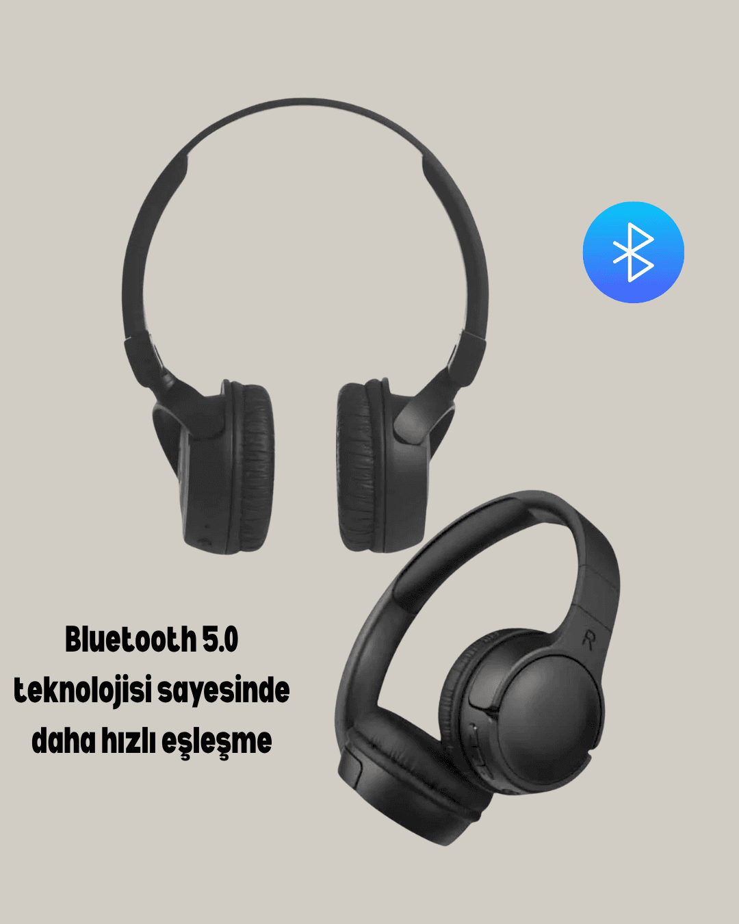 18 Saat Pil Ömürlü Bluetooth Kulaklık 3