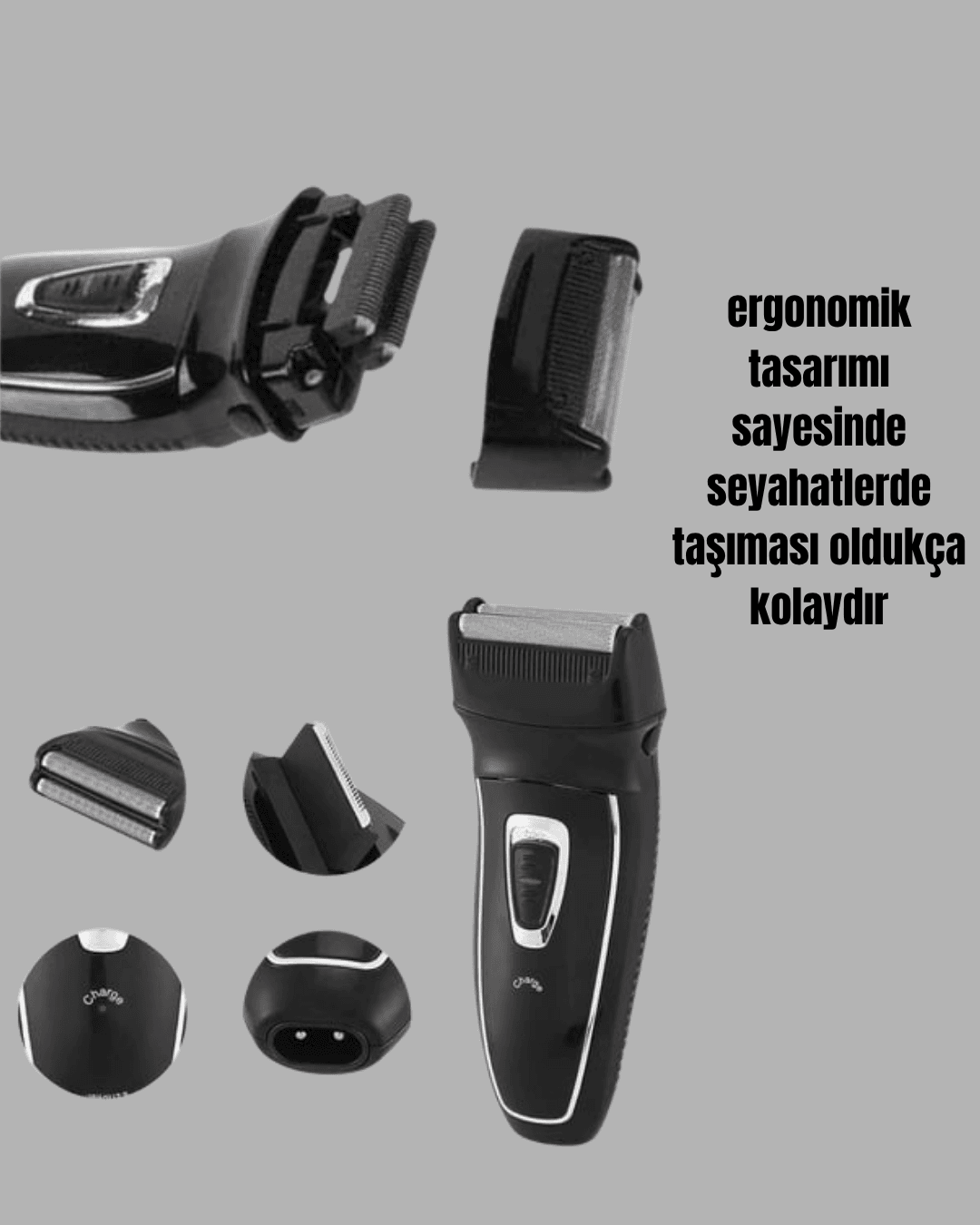 Darbelere Dayanıklı Kablosuz Erkek Tıraş Aleti 3