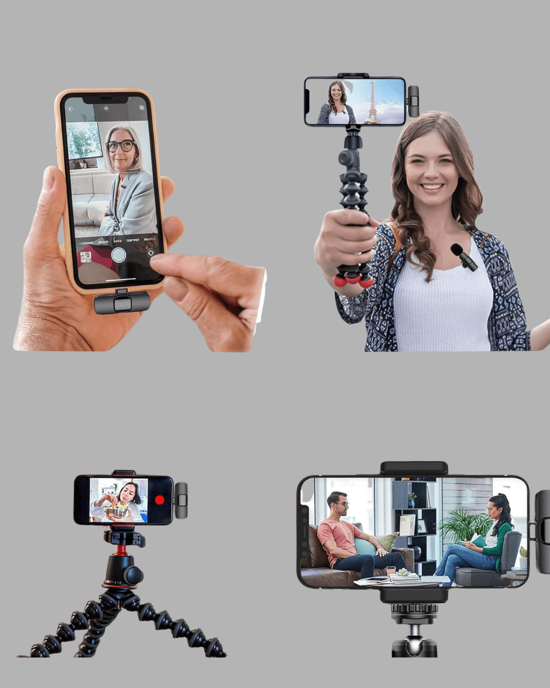 Kablosuz Mikrofon - Telefon ve Bilgisayar Uyumlu 5
