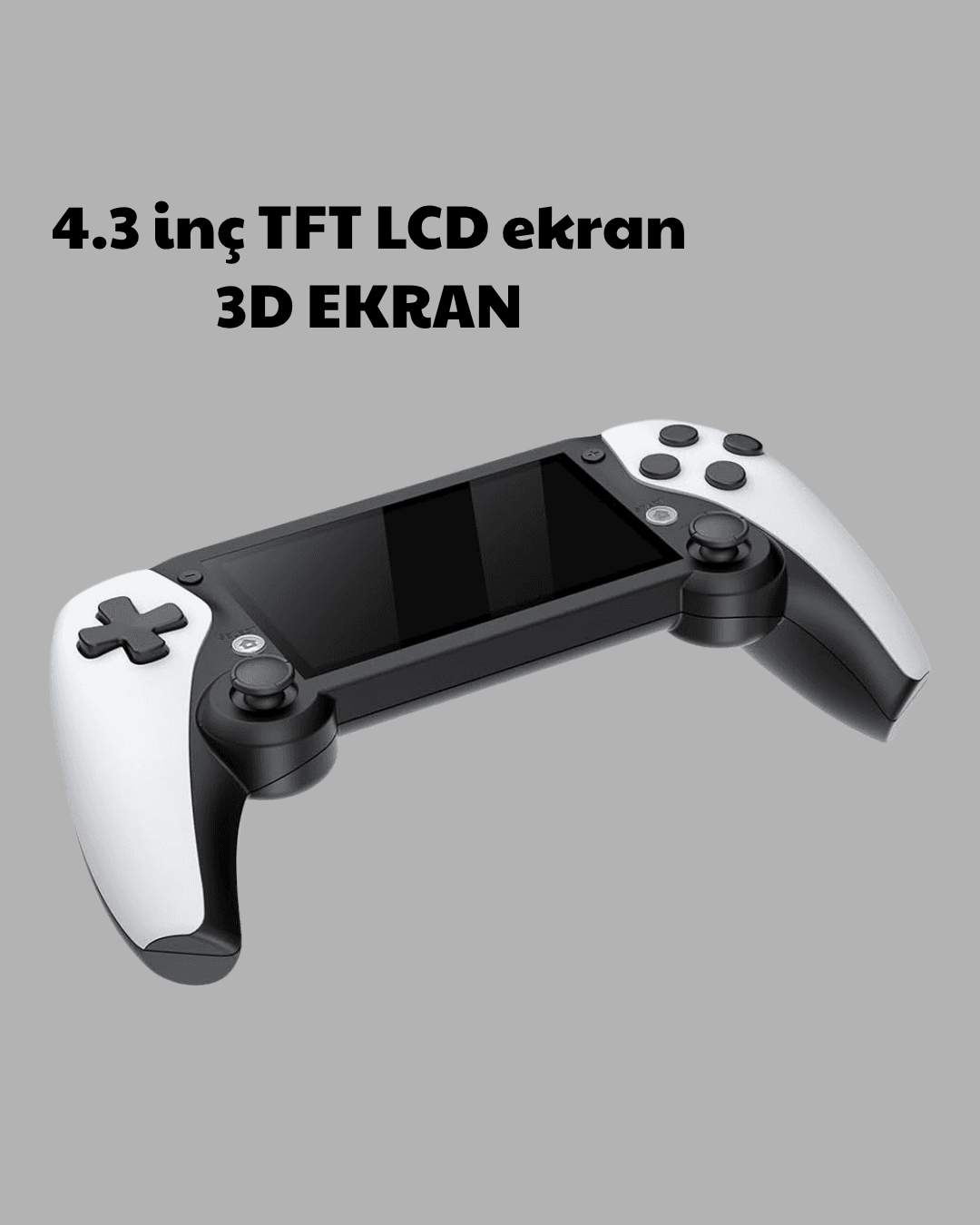 3D Ekranlı Mini Oyun Konsolu + Multimedya 3