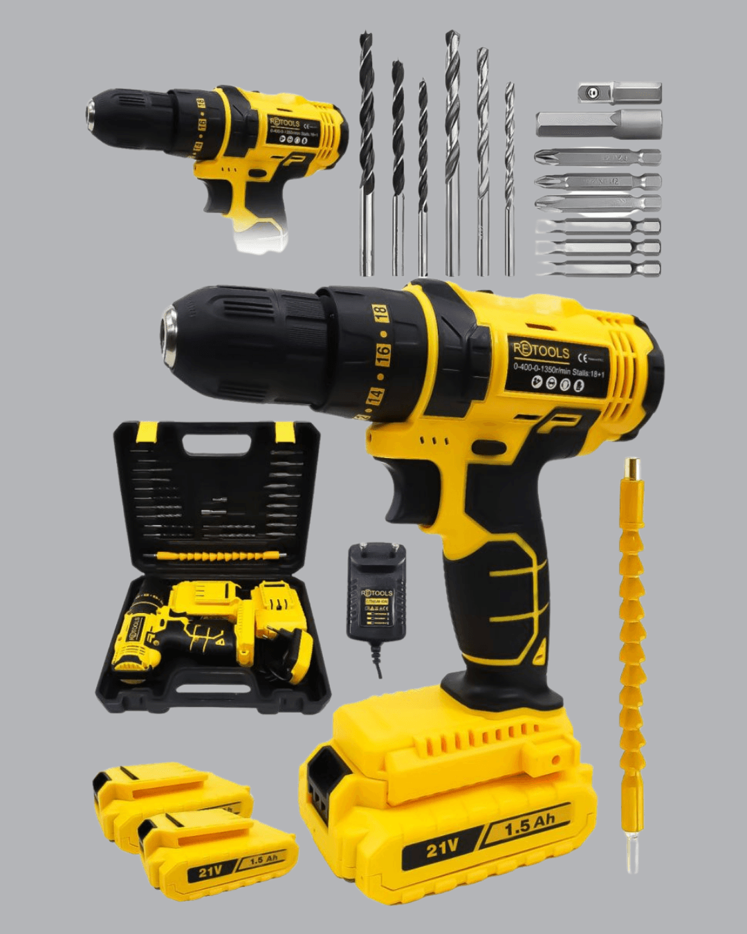 12V Akülü Matkap –Ergonomik ve Yüksek Performanslı 3