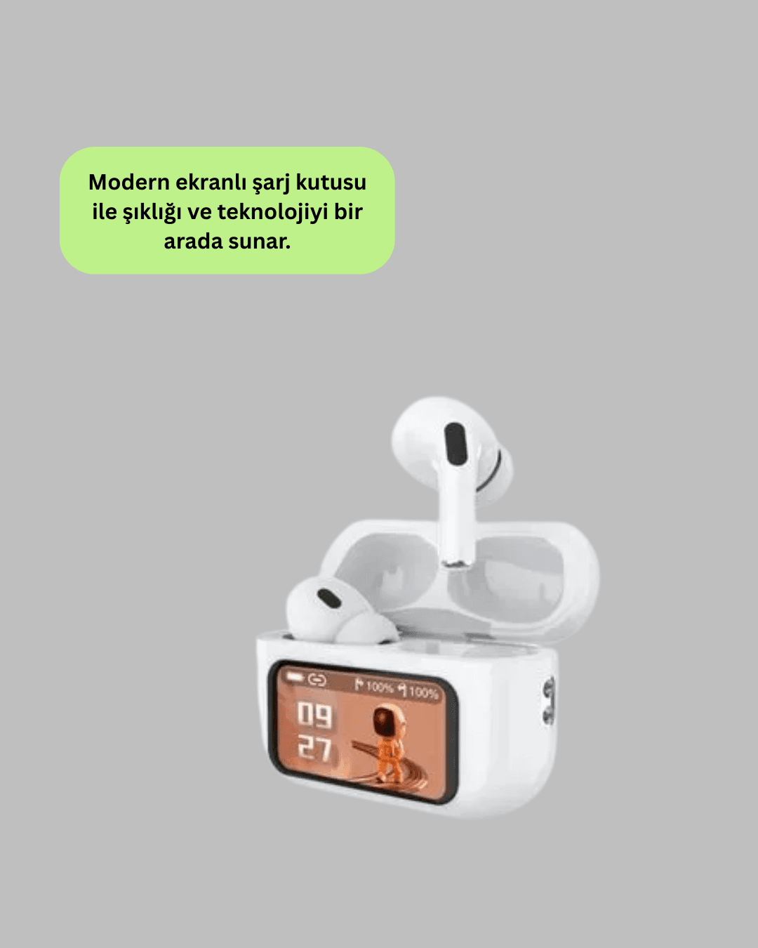 Dokunmatik Kontrollü Gürültü Önleyici Bluetooth Kulaklık Şarj Göstergeli 3