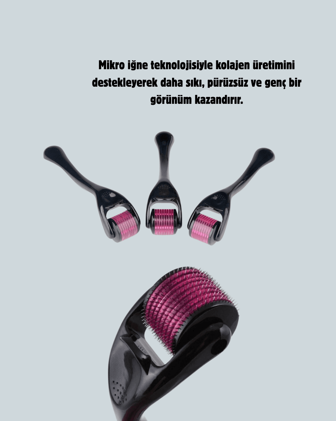 Dermaroller 1 mm Yara ve Yanık İzleri İçin Etkili Çözüm 3