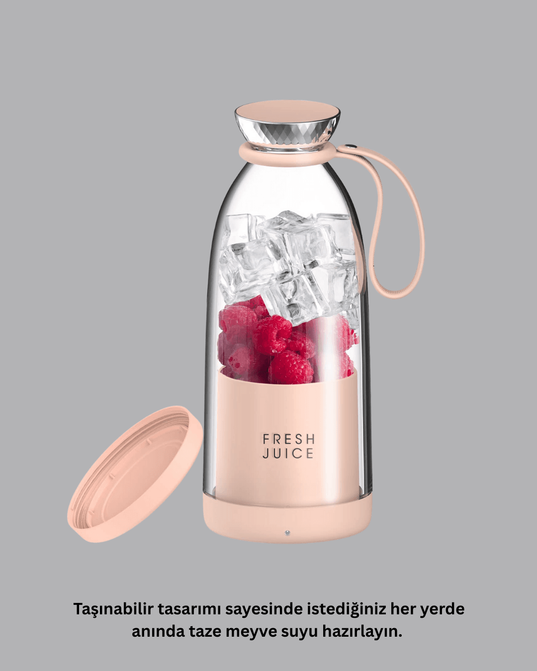 Çevre Dostu Cam Gövdeli Kablosuz Smoothie Blender 3