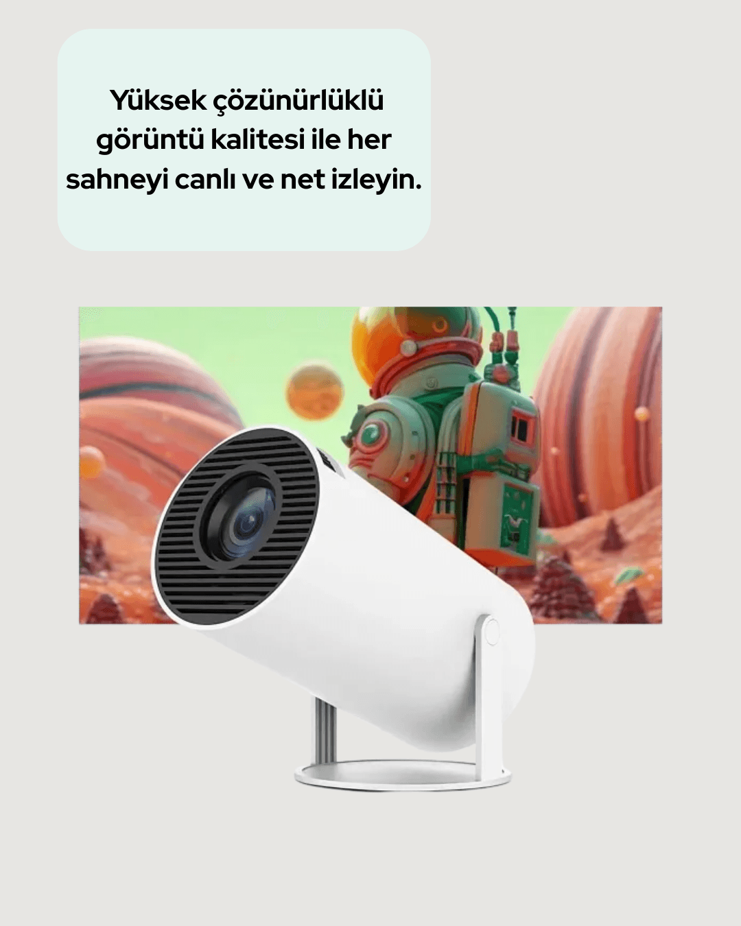 Kablosuz Bağlantılı Ultra Pro Projeksiyon 3