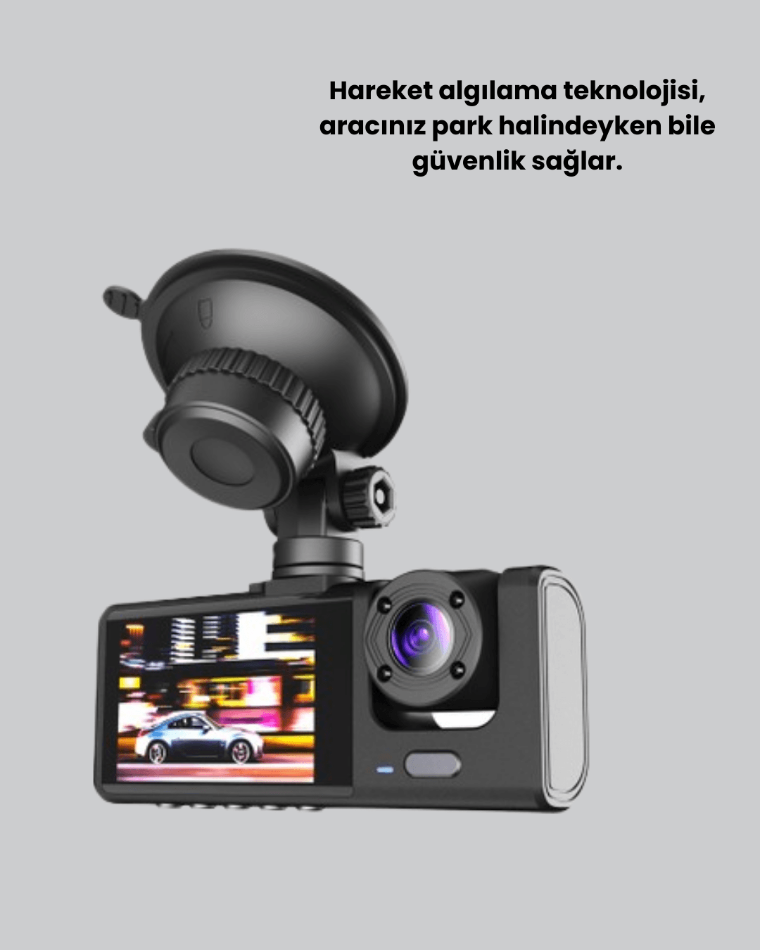 Full HD Çift Yönlü Araç Kamerası  Hareket Algılama  Döngüsel Kayıt 4