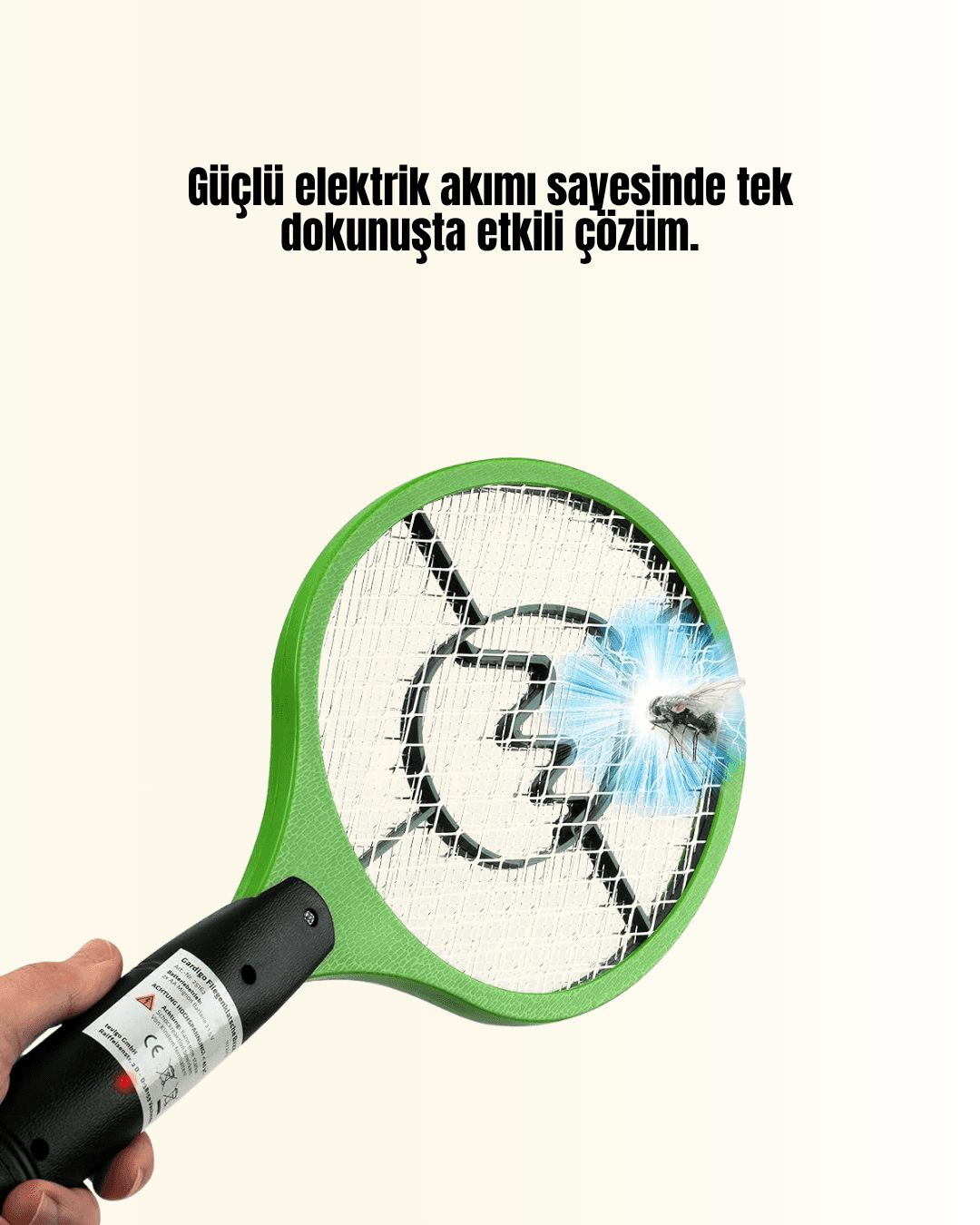 Çocuk ve Evcil Hayvan Dostu Elektrikli Sinek Raketi | Güvenli Kullanım 4