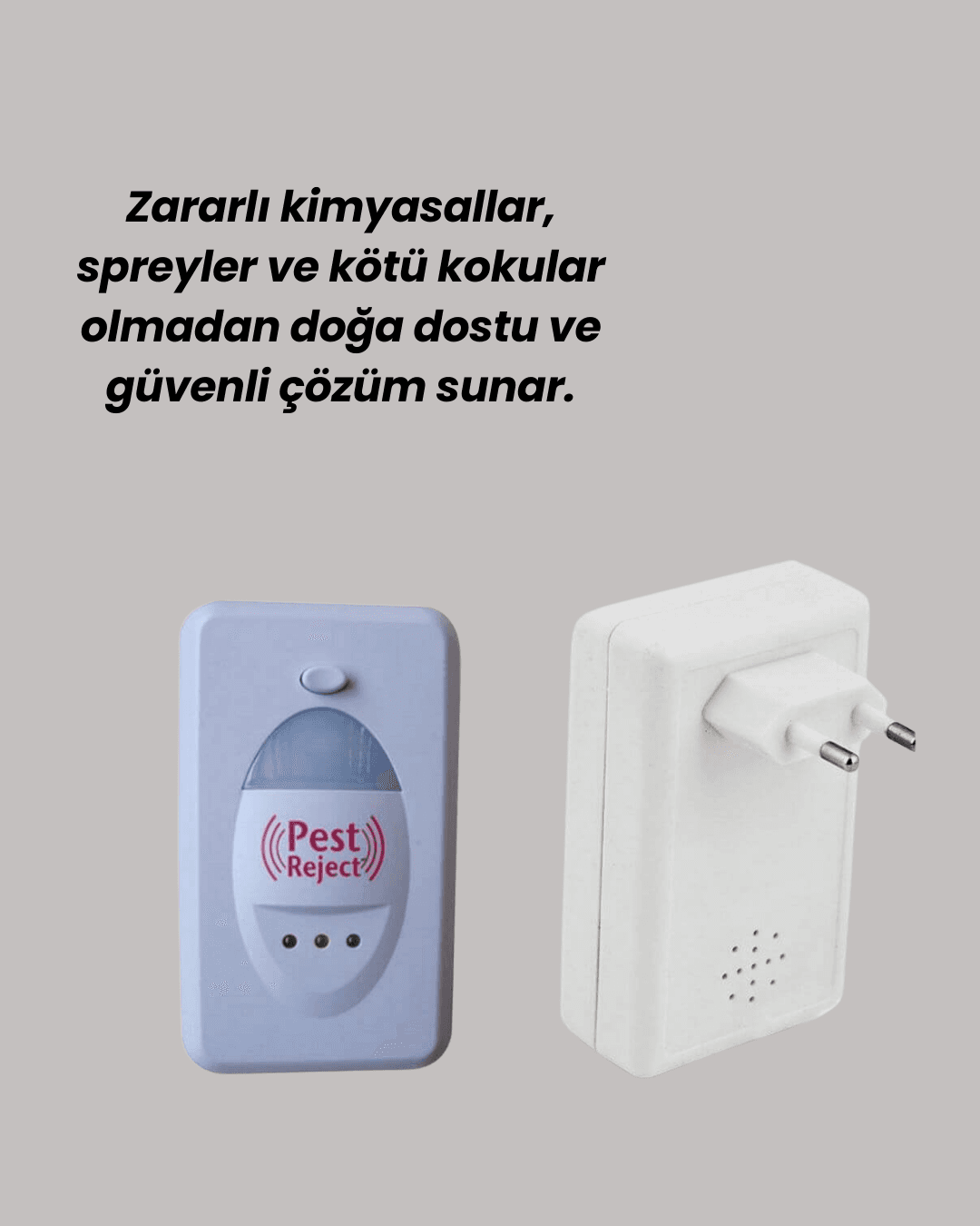 Ultrasonik Haşere Kovucu Cihaz 150 m2 Etki Alanı 4