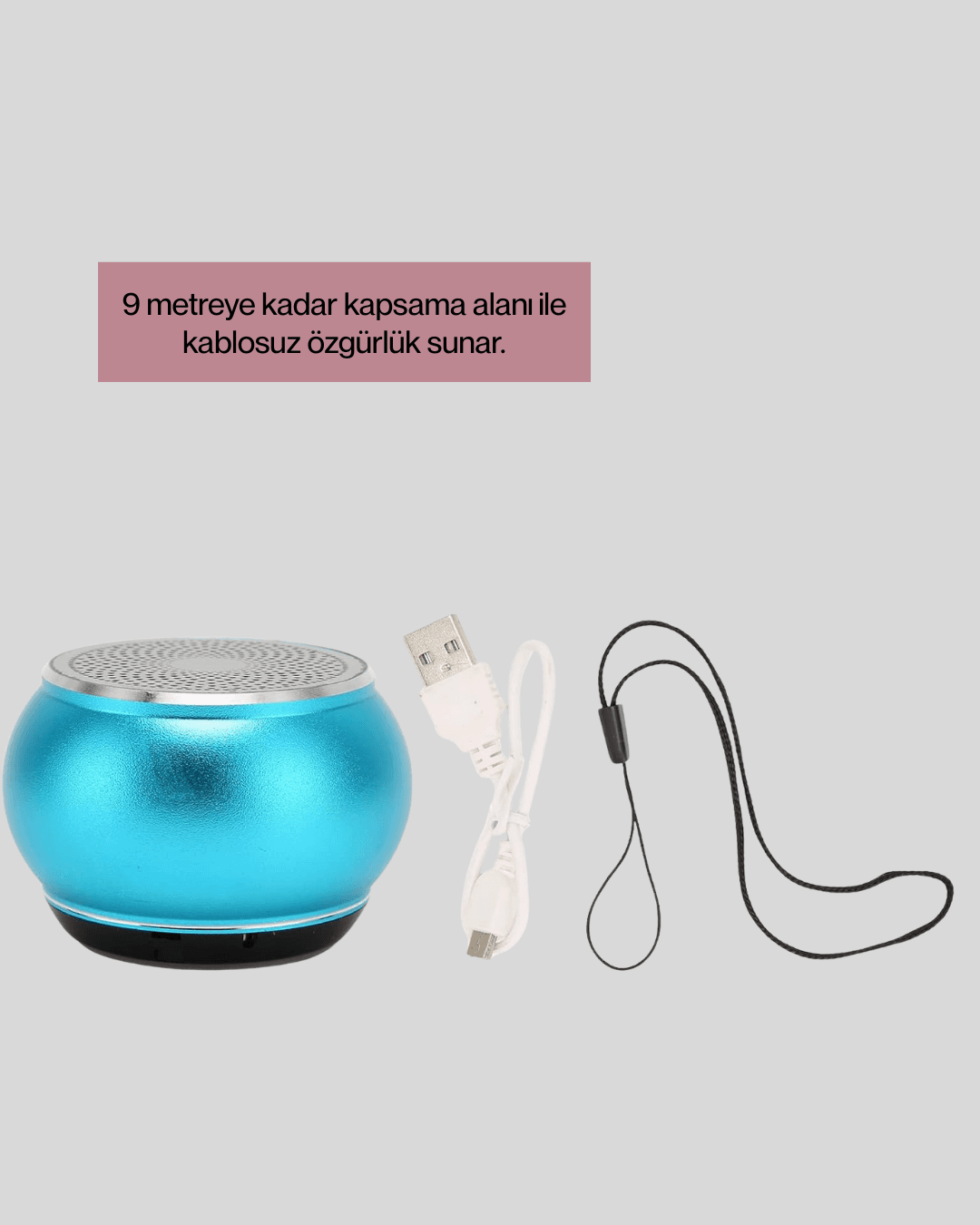 Kablosuz Bluetooth 5.0 Hoparlör | Kompakt ve Güçlü Ses 5