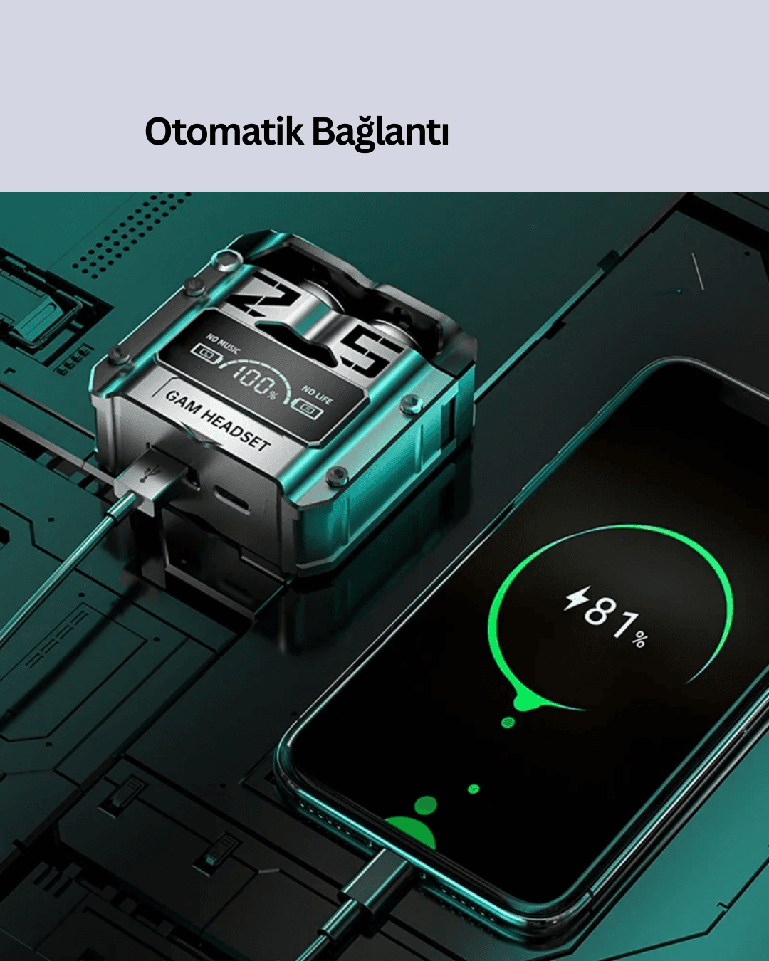 Bluetooth 5.0 Kulak İçi Kulaklık Mikrofonlu Kablosuz Model 4