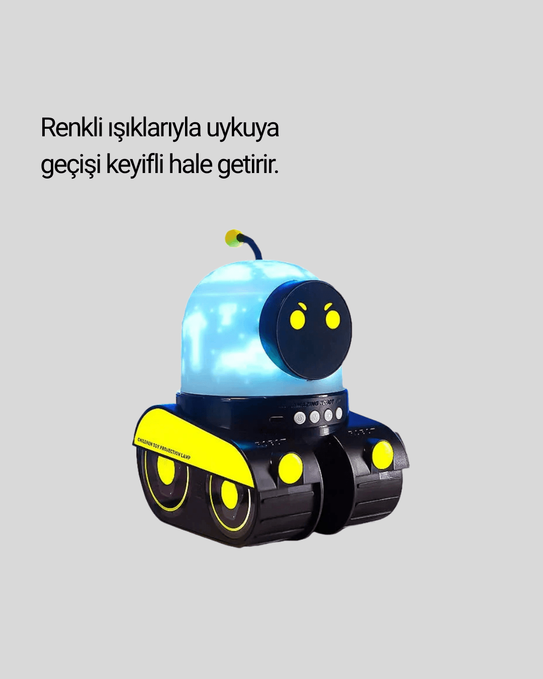 Taşınabilir Lityum Bataryalı Led Gece Lambası ve Projektör 4