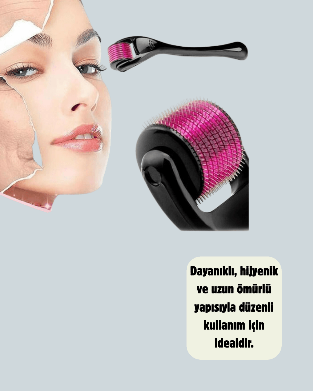 Dermaroller 1 mm Yara ve Yanık İzleri İçin Etkili Çözüm 4