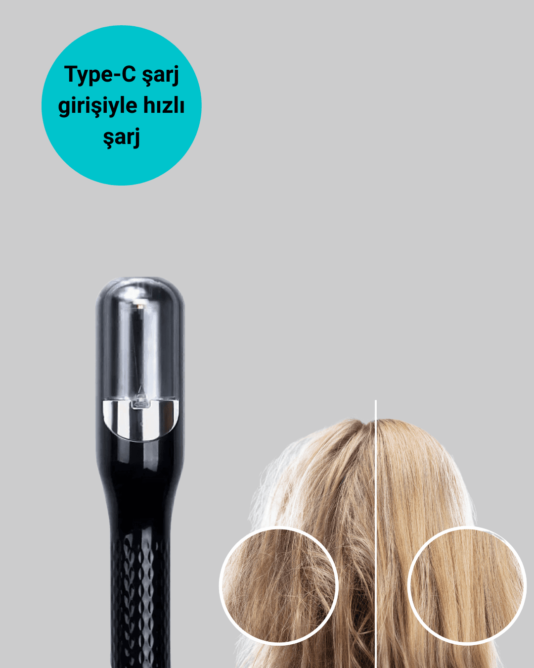 RH-6668 Şarjlı Saç Kesme Makinesi 4