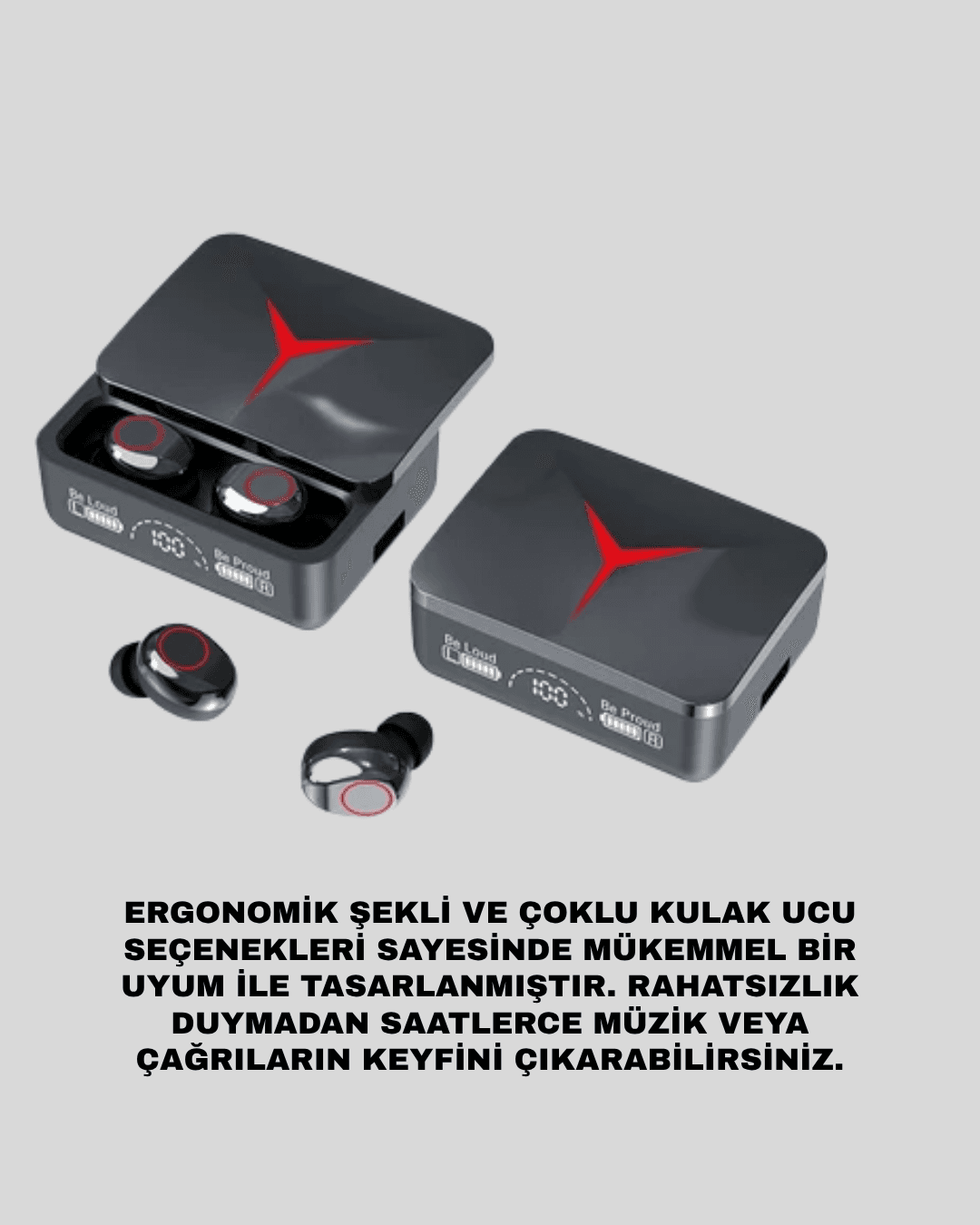 Ergonomik Tasarımlı Kablosuz Bluetooth Kulaklık – Yüksek Ses Performansı 5