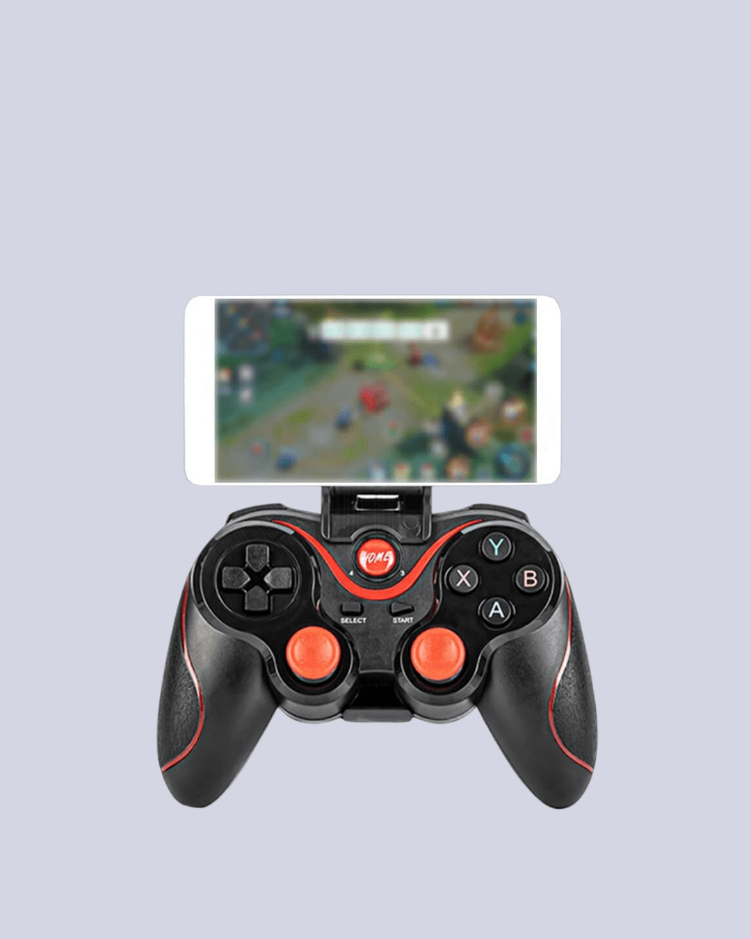 Ergonomik Kablosuz Oyun Kumandası Bluetooth Gamepad ABS Malzeme Çok Yönlü 6