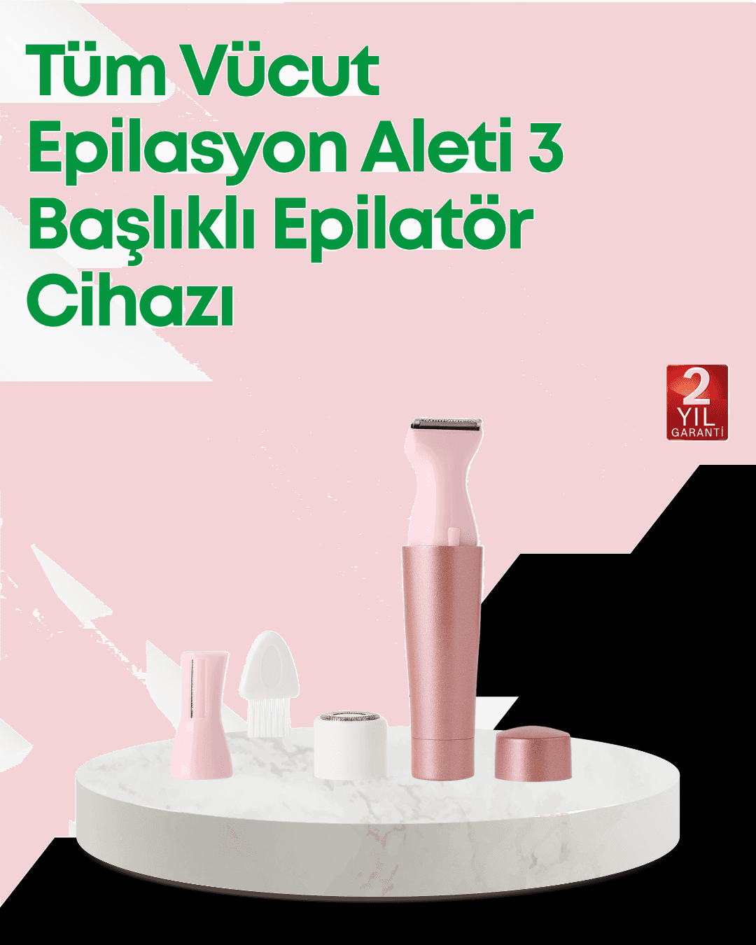 Yüz ve Beden İçin Portatif Tüy Alma Cihazı
