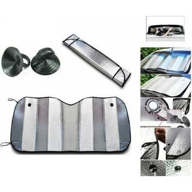 Araç Ön Cam Güneş Koruma Isı Önleyici Katlanabilir Model Fiat Egea Honda Civic Ford Focus Dacia Duster 4