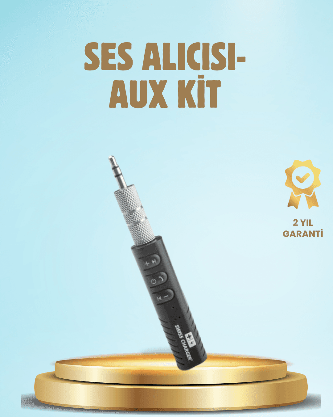 Bluetooth 4.1 Ses Alıcısı – Kablolu Cihazları Kablosuz Hale Getirin
