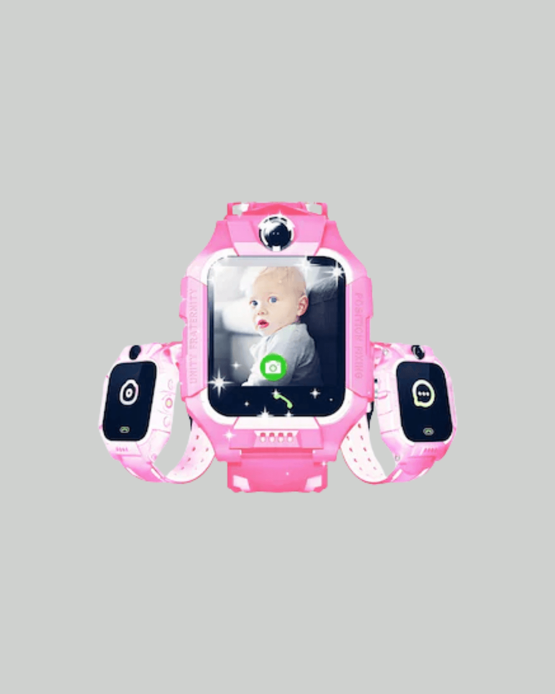 S10 Akıllı Çocuk Saati Pembe - GPS Konum Takibi ve Sesli Mesaj 6