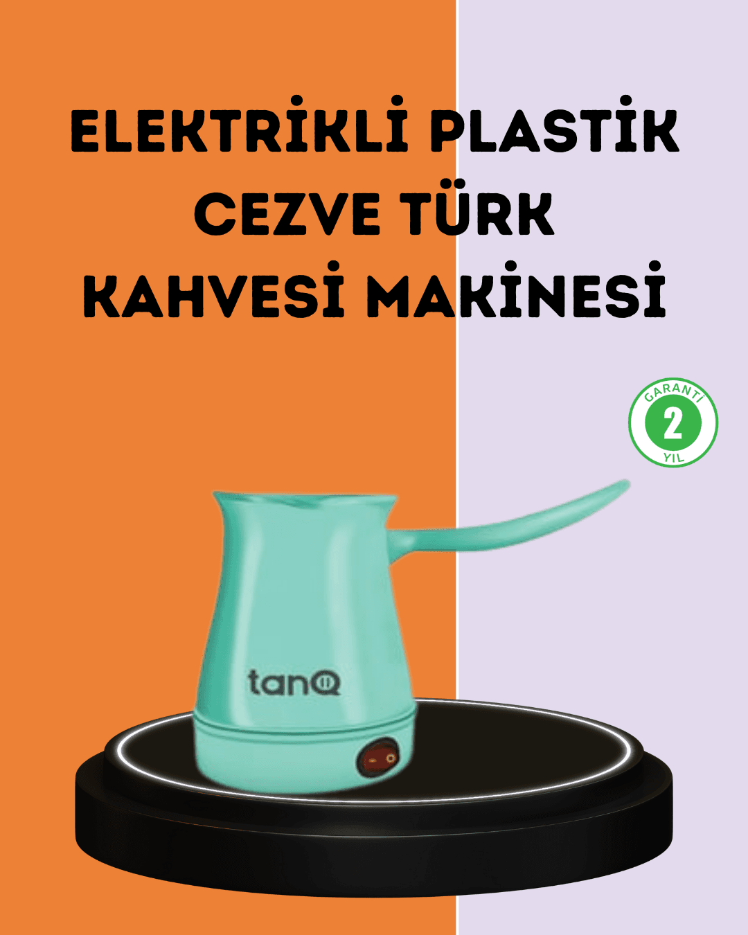 700 Watt Plastik Cezveli Elektrikli Türk Kahvesi Makinesi, 4 Fincan Kapasiteli