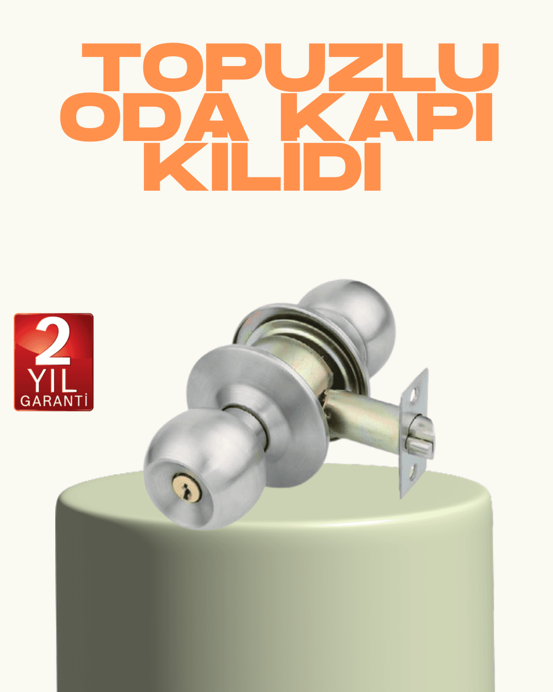Kolay Montajlı Modern Tasarım Topuzlu Kilit
