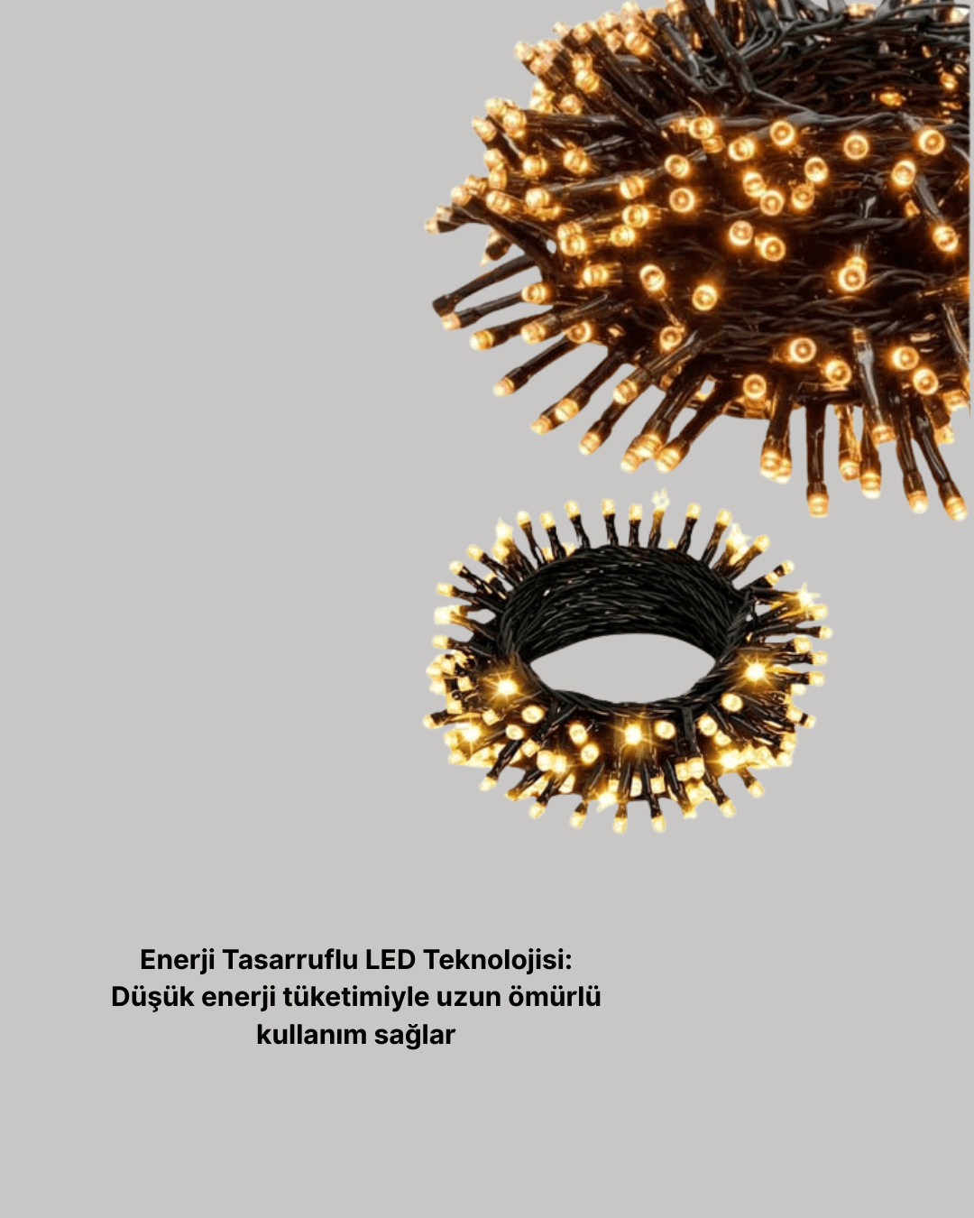 10 Metre LED Işıklı Dekoratif Parti ve Kutlama Aydınlatması 3