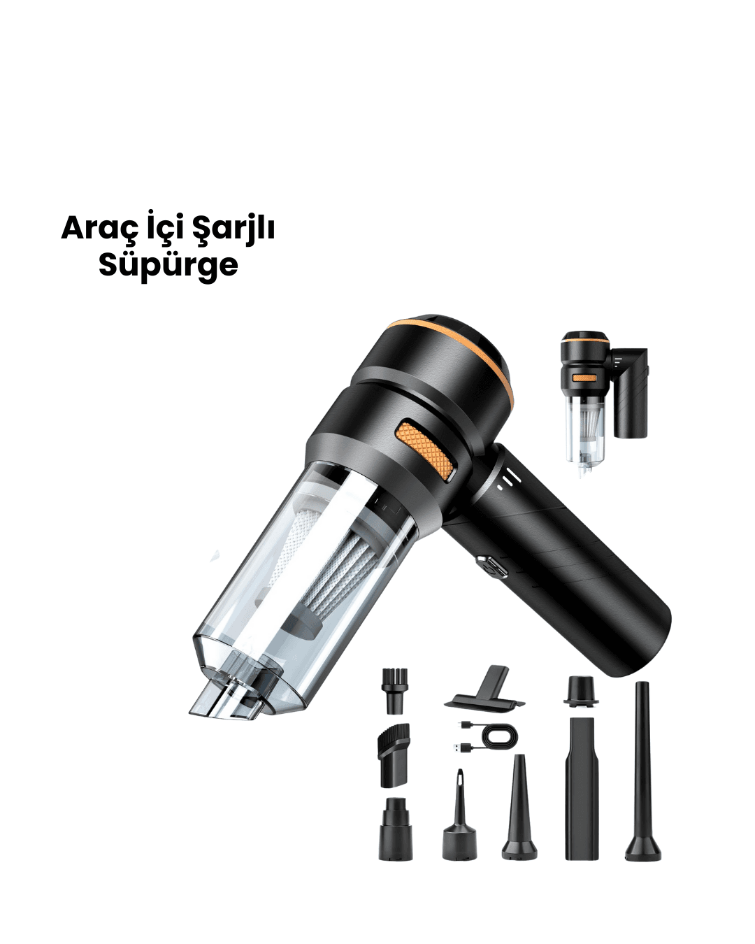 ARAÇ İÇİ PRO SÜPÜRGE