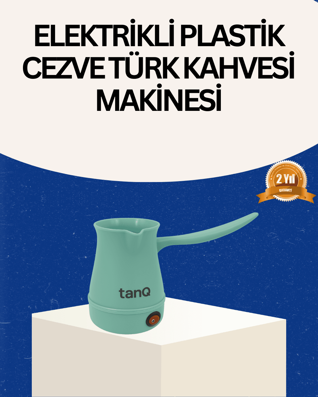 4 Kişilik Beyaz Elektrikli Türk Kahvesi Makinesi, 700 Watt Country Tasarım