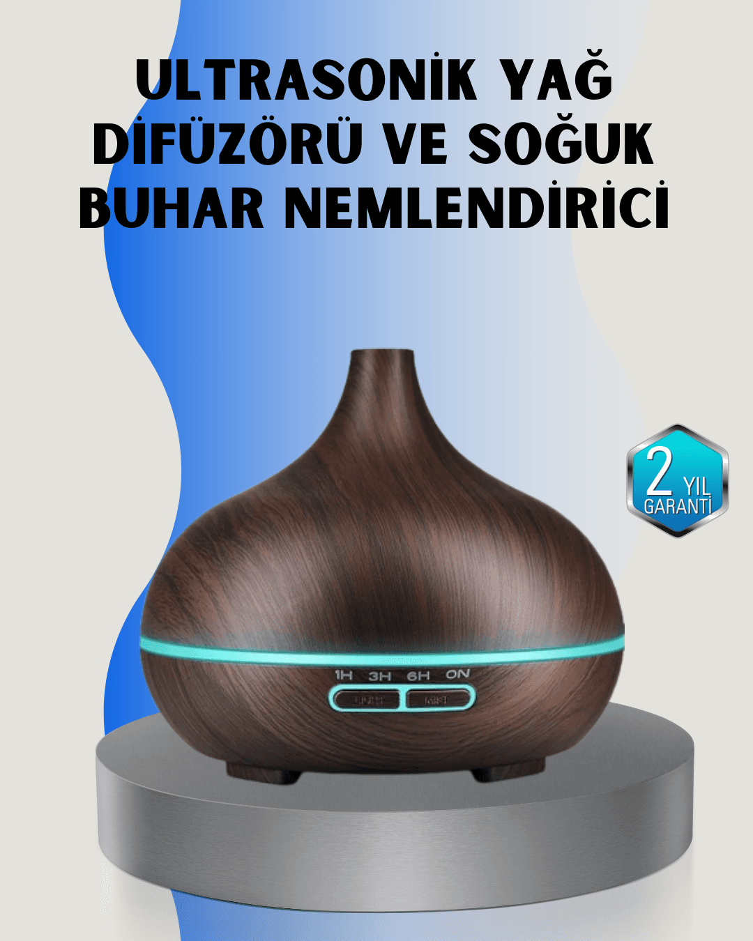 Ev ve Ofis İçin Sessiz Ultrasonik Hava Nemlendirici