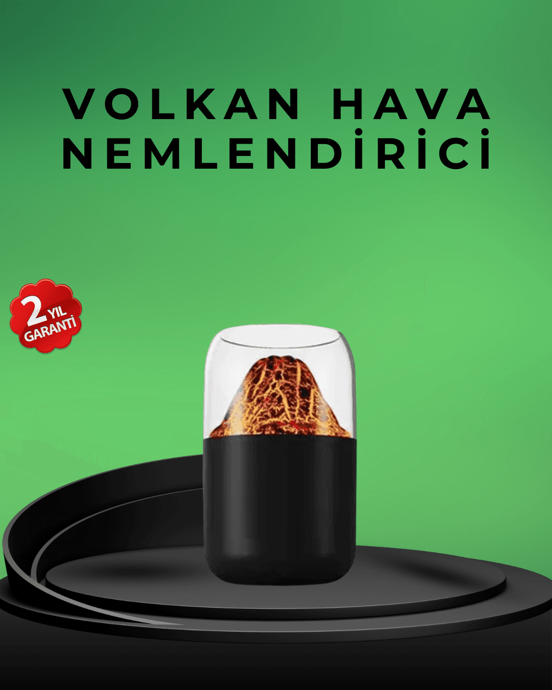 Şık Tasarımlı Aromaterapi ve Nemlendirici Cihaz