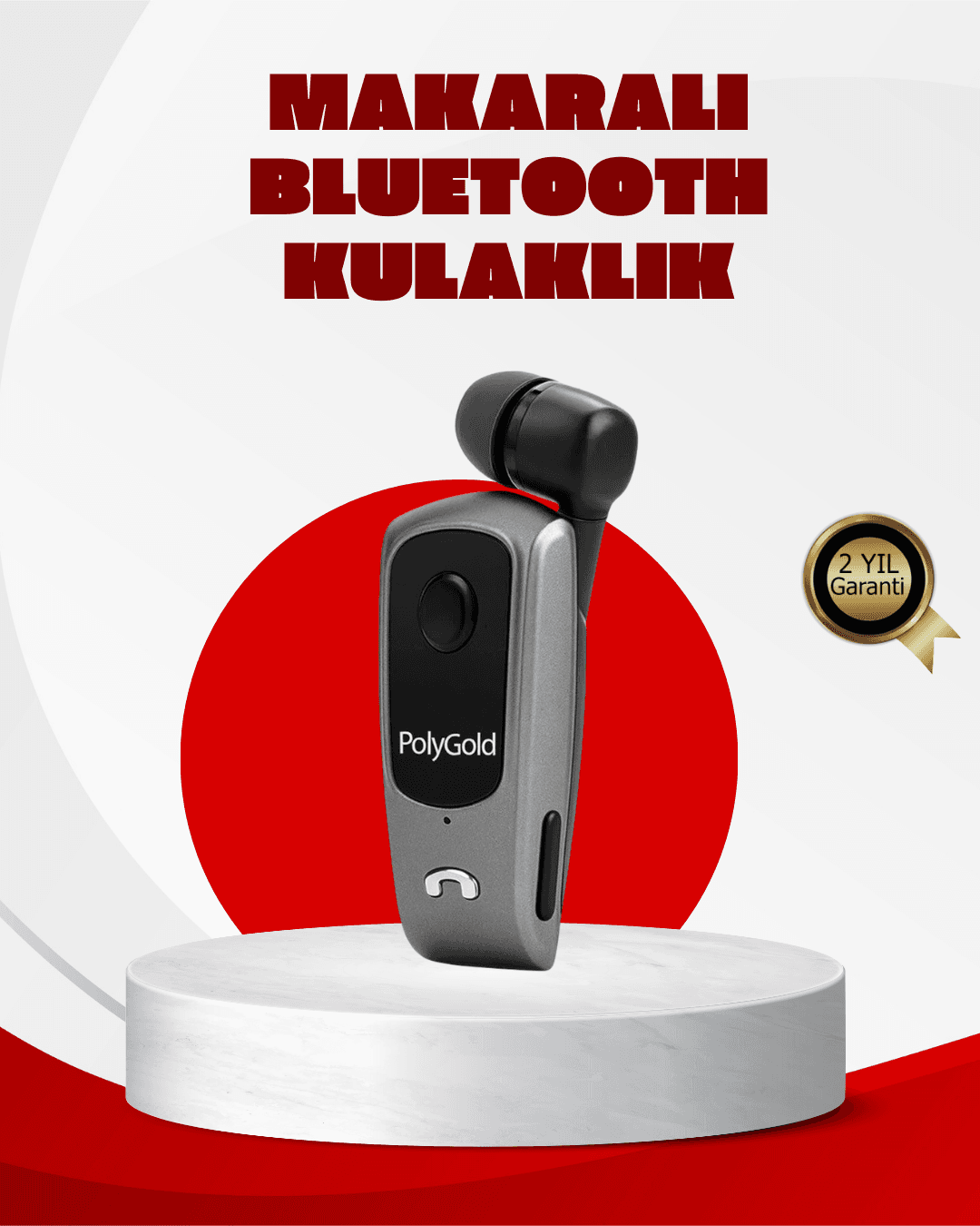 Mikrofonlu ve Ses Kontrollü Kablosuz Kulak İçi Kulaklık