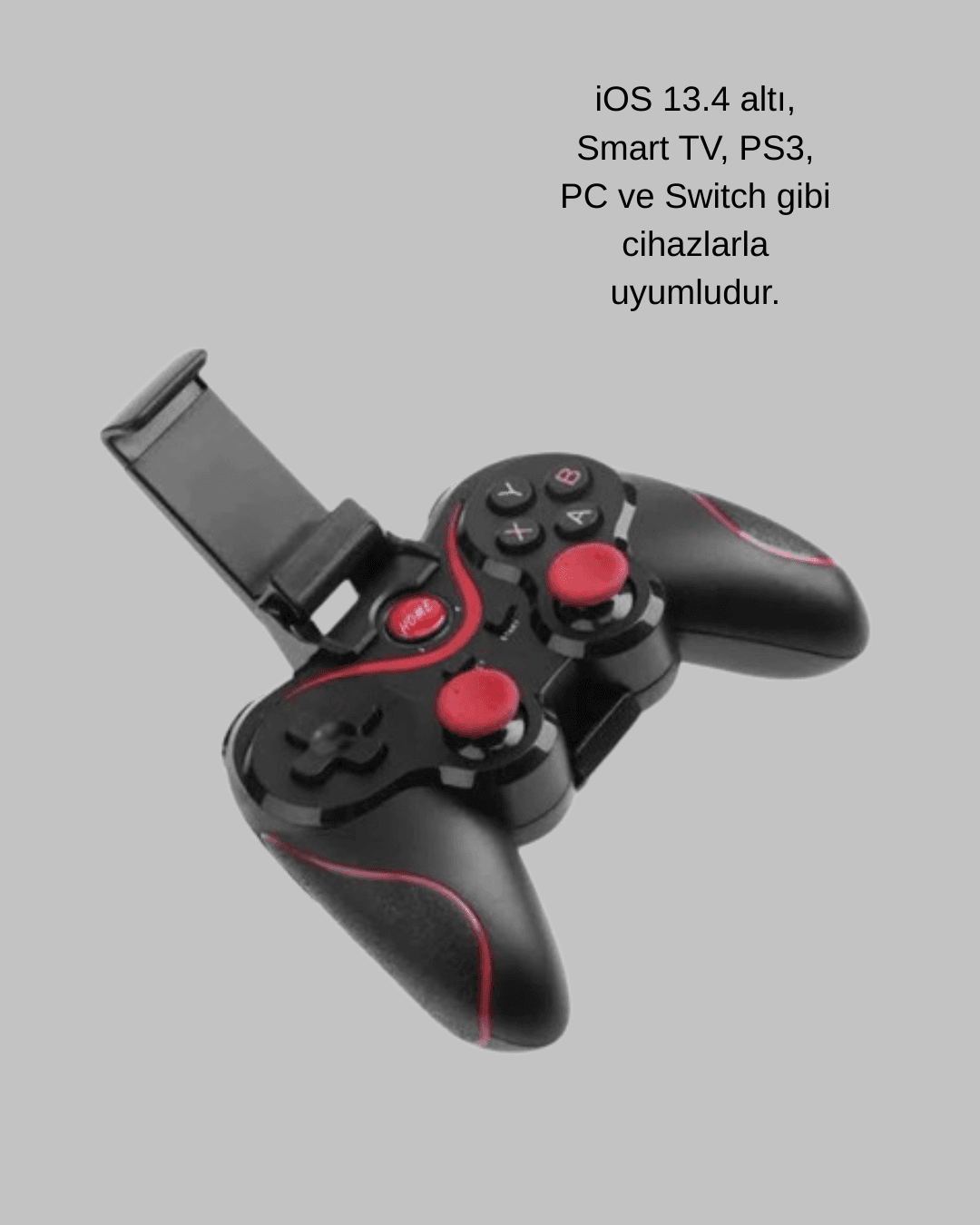 Bluetooth Kablosuz Oyun Kumandası – Android, iOS, PC Uyumlu 3