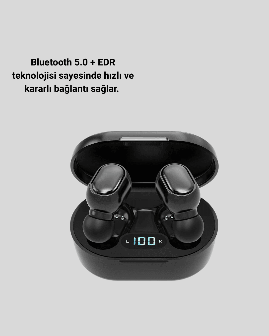 iOS ve Android Uyumlu Bluetooth 5.0 Kulaklık 3