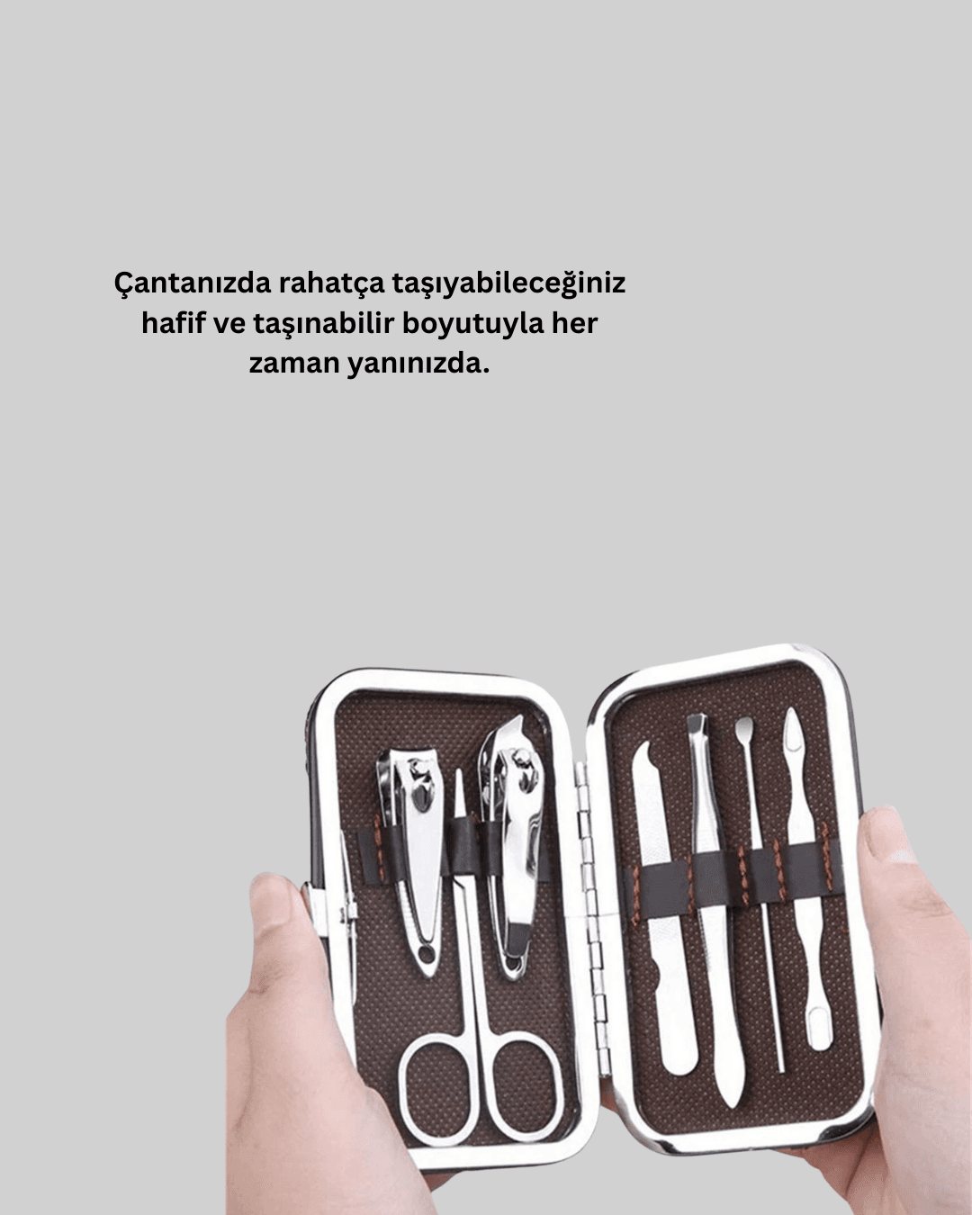 Kompakt Tasarımlı El ve Ayak Bakım Seti 3