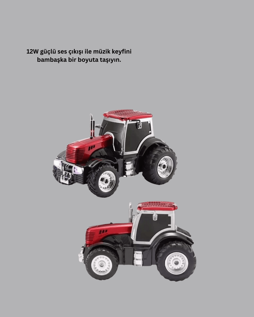 LED Işıklı Kablosuz Bluetooth Hoparlör Güçlü Ses Çıkışı 3