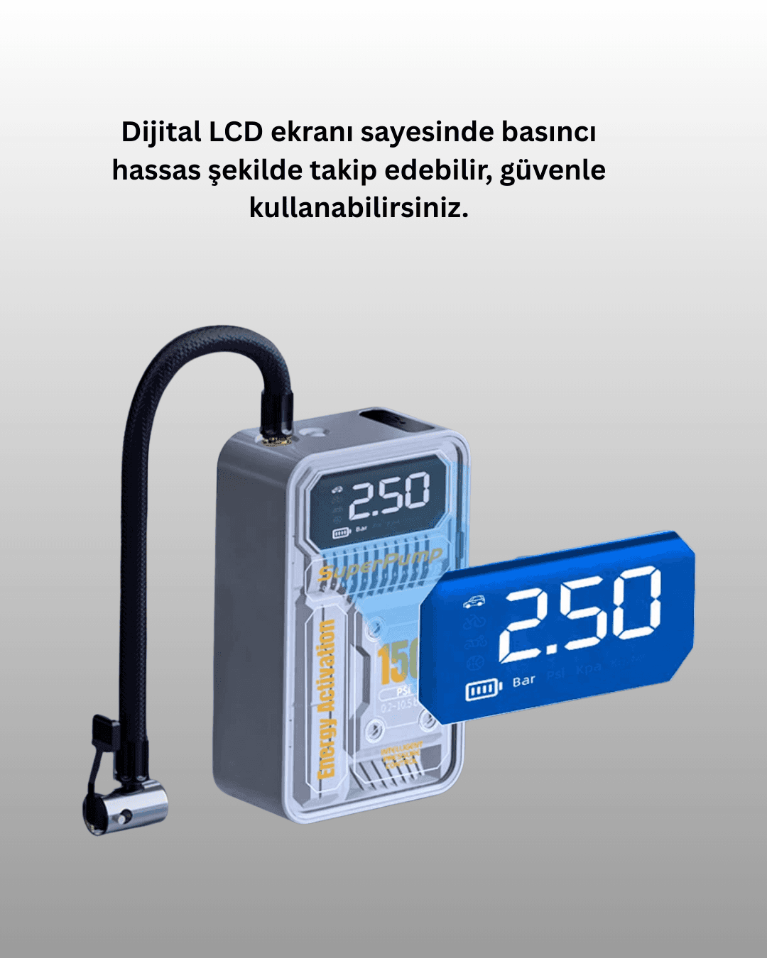 MC6619 Araç Lastik Pompası 3