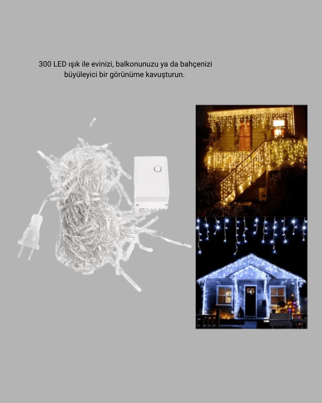 Şelale Tasarımlı Perde LED – Düğün ve Özel Gün Işıkları 4