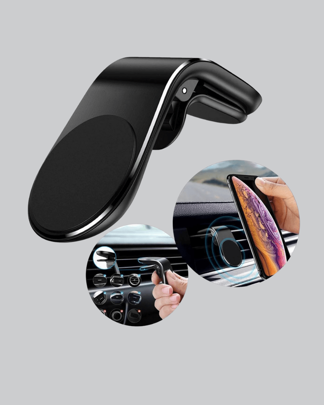 Mini Manyetikli Araç Telefon Tutucu 3