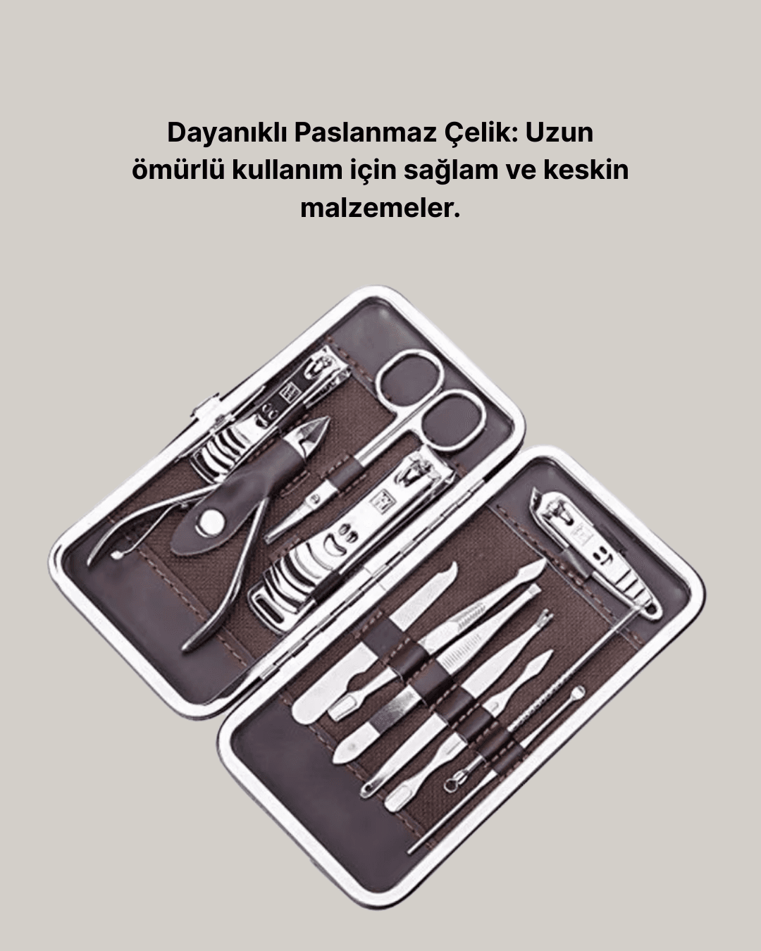 Taşınabilir Çok Fonksiyonlu Kişisel Bakım Seti El ve Ayak İçin 6