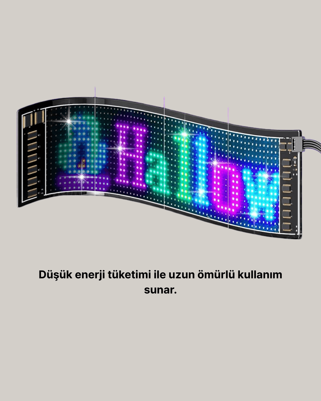 Gece Kullanıma Uygun  Pixel RGB LED Panel Estetik Atmosfer Işığı 6