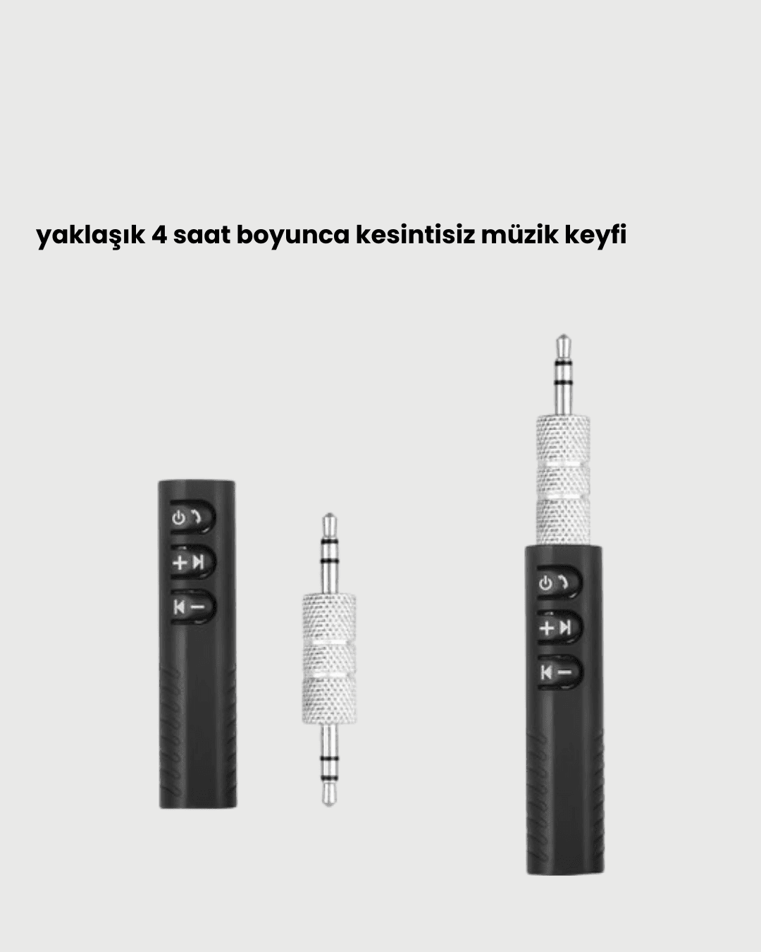 Taşınabilir Bluetooth 4.1 Ses Adaptörü – 10 Metre Çekim Mesafesi 5