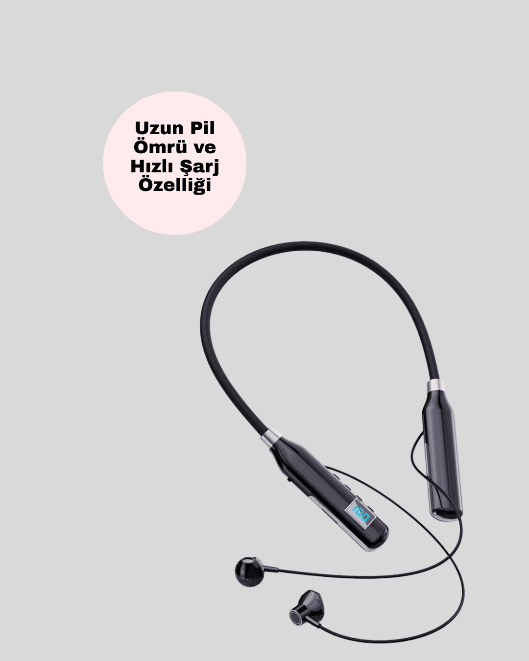 Ergonomik Tasarımlı IPX4 Suya Dayanıklı Bluetooth Kulaklık 4