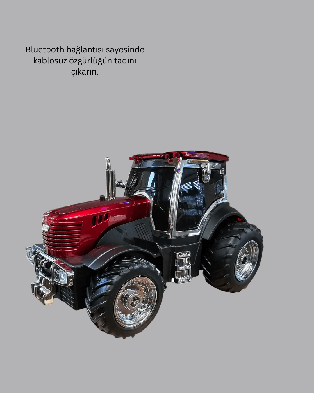 LED Işıklı Kablosuz Bluetooth Hoparlör Güçlü Ses Çıkışı 4
