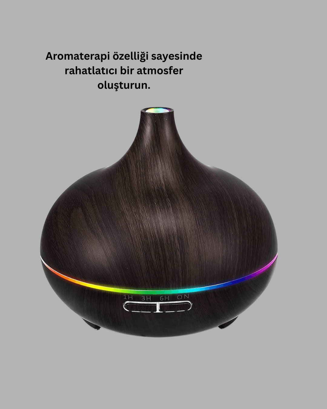 LED Işıklı Sessiz Çalışan Soğuk Buhar Nemlendirici 5