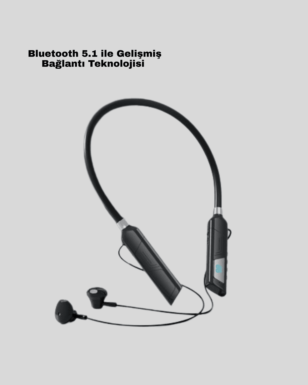 Ergonomik Tasarımlı IPX4 Suya Dayanıklı Bluetooth Kulaklık 5