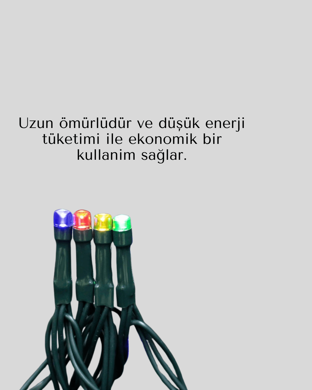 2x2 Metre Perde LED Işık 5