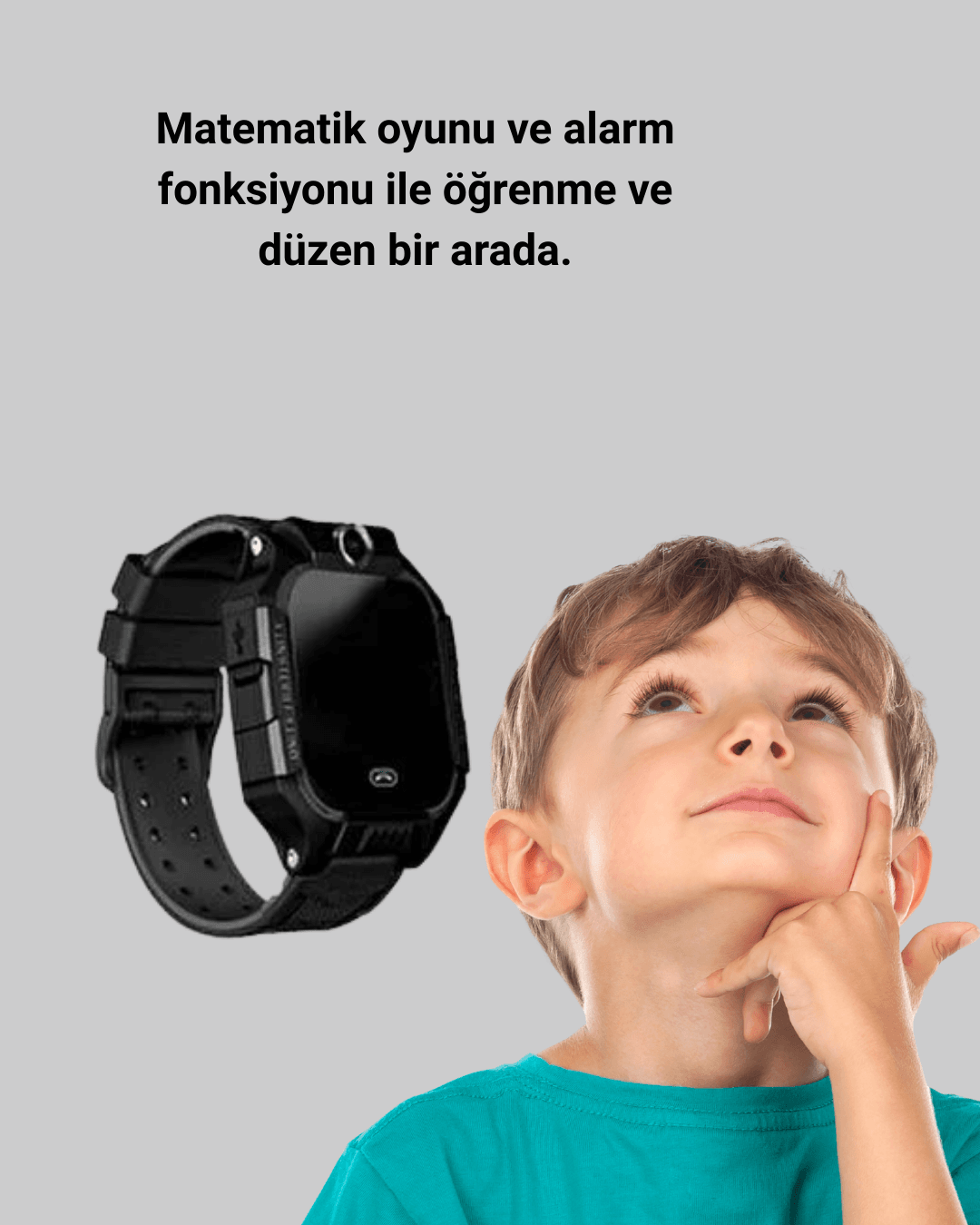 S10 Akıllı Çocuk Saati SİYAH 5
